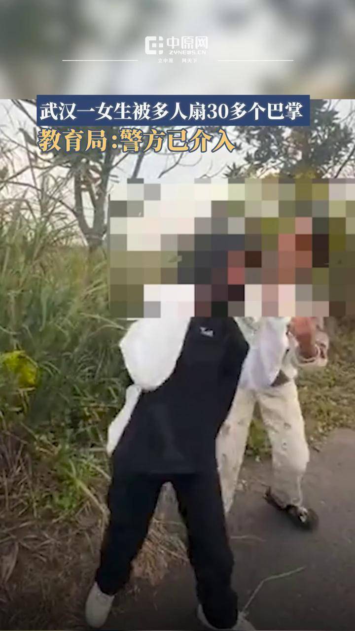 11月4日,武汉蔡甸区一女孩被几人扇30多个巴掌,踹头的视频引关注.