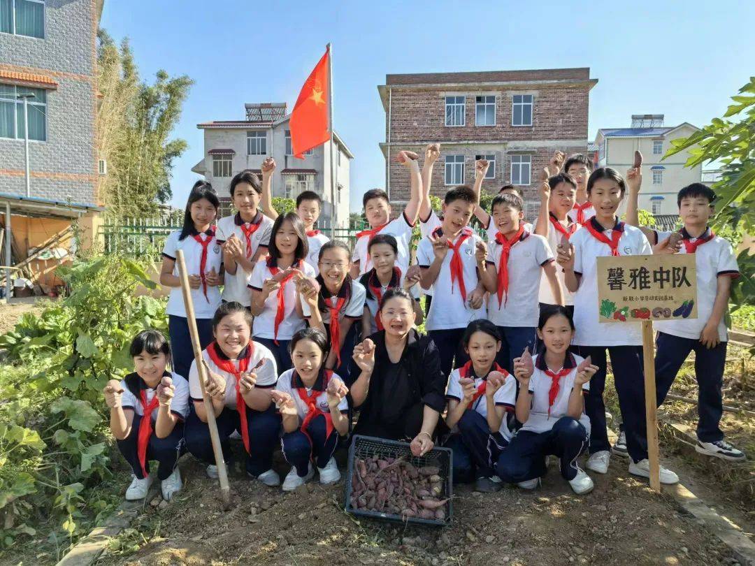 蒙山镇新联小学第四届"馨"劳育新人丰收节系列活动