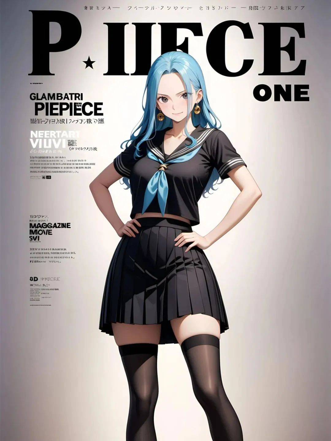 海贼王| 海贼女神学生装,相中直接带走