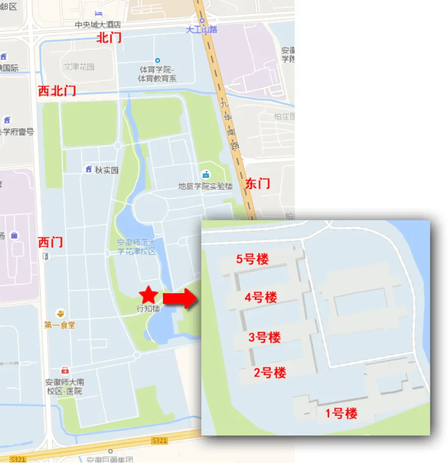 浙江音乐学院内部地图图片