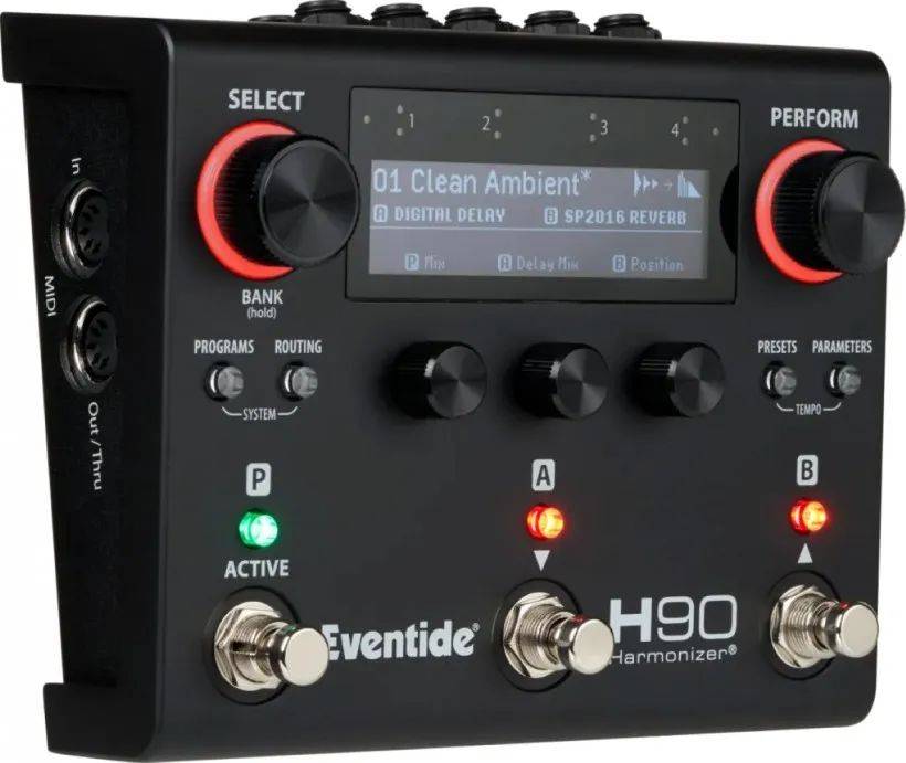 Eventide 发布全新暗黑配色限量版H90 Dark Harmonizer_效果_控制