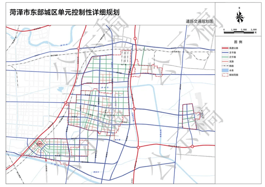 菏泽鲁西新区规划图图片