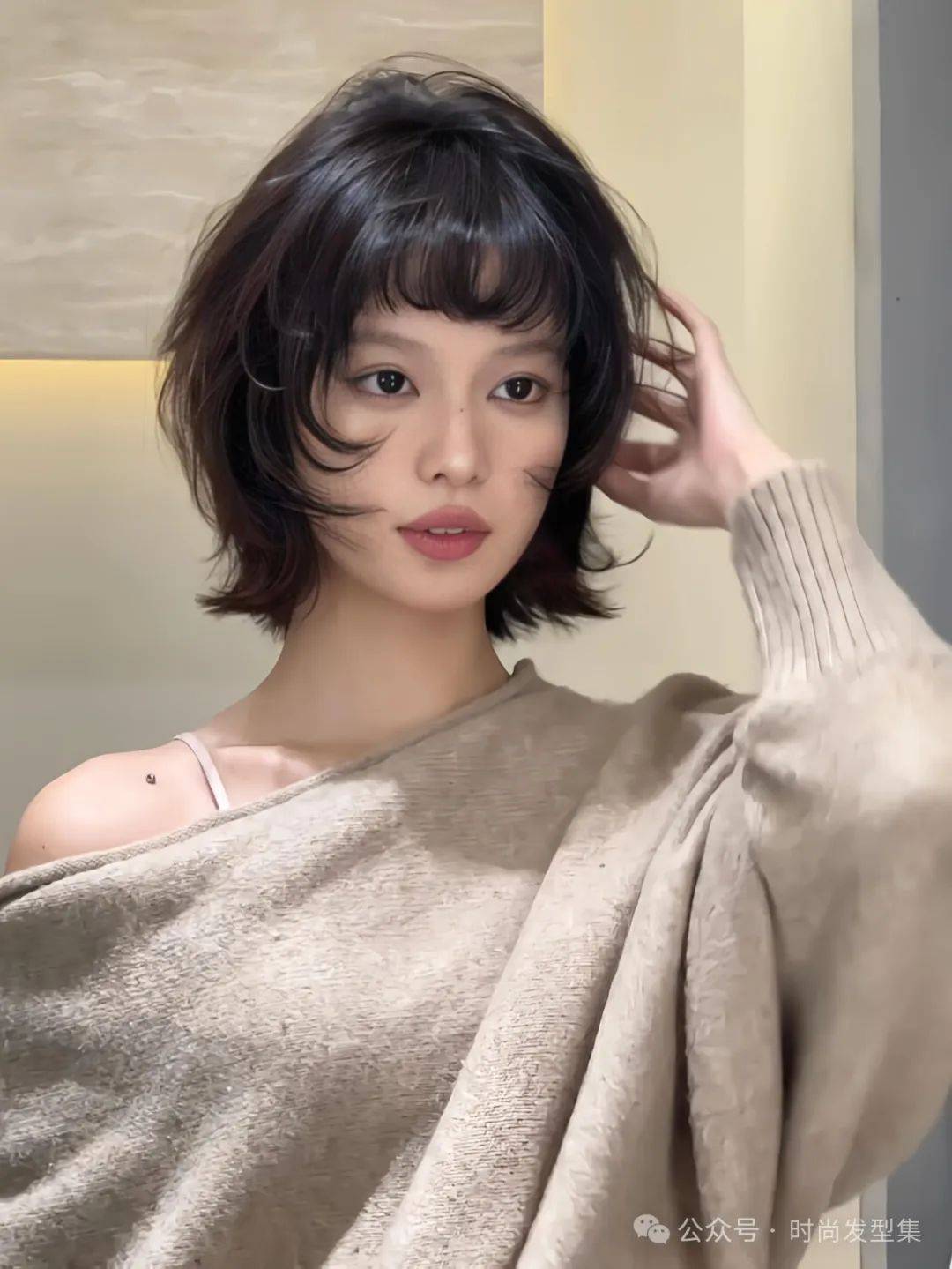 发型_自然_造型