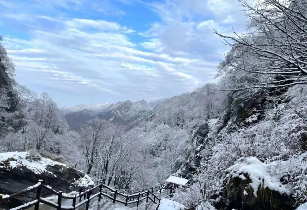 秦岭雪景哪里最美图片