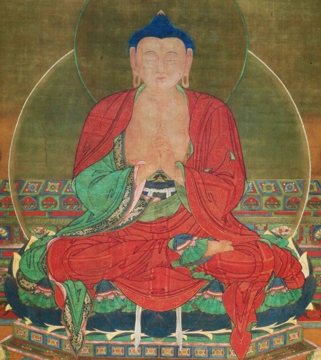 明代宝宁寺水陆画毗卢遮那佛
