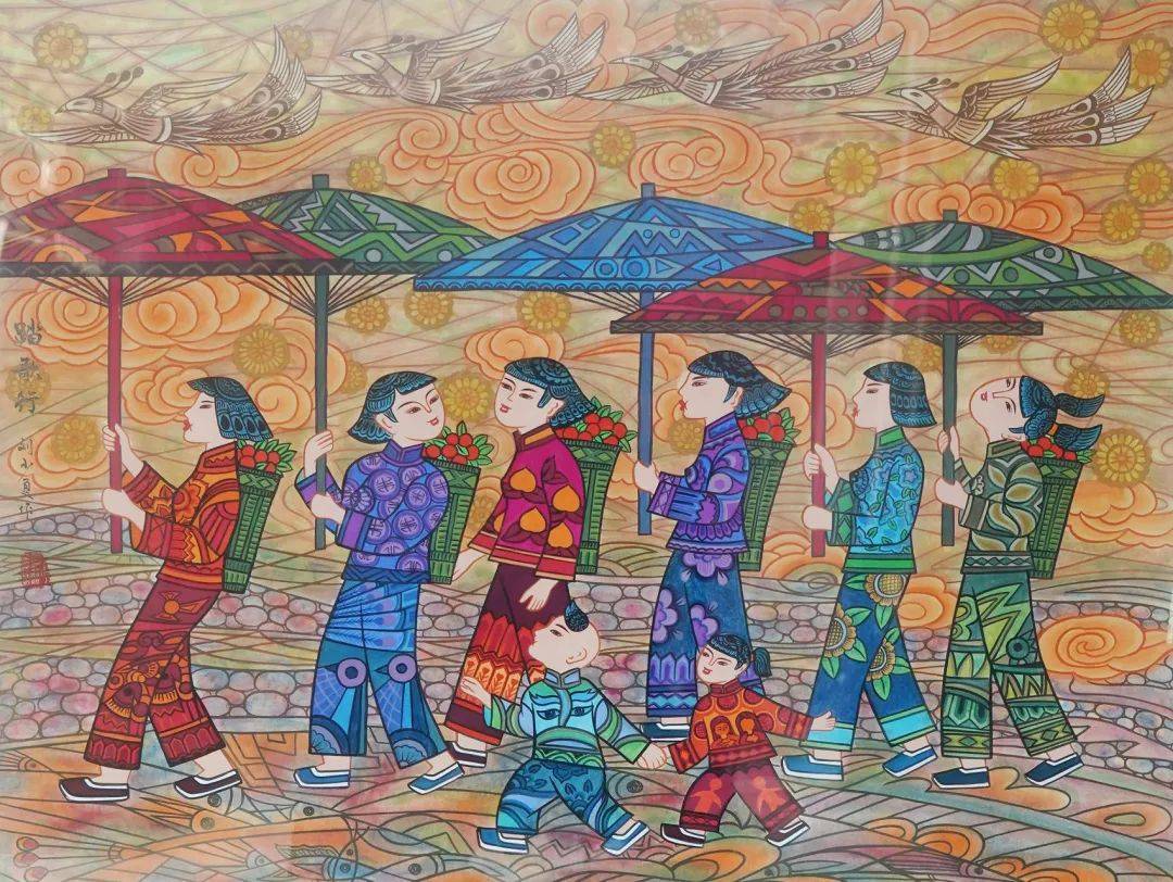 龙门农民画优秀作品进驻东江民俗文物馆