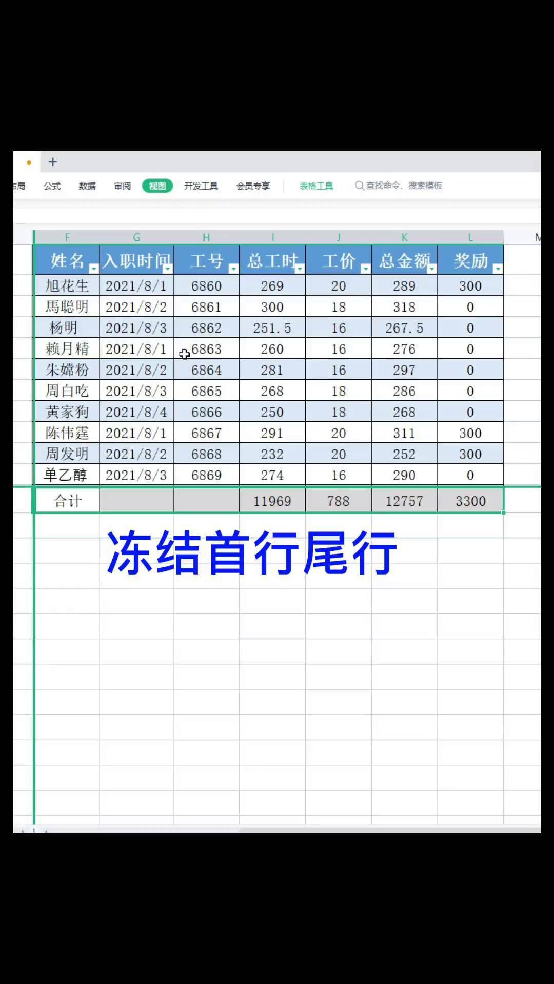 excel突然表格数据消失