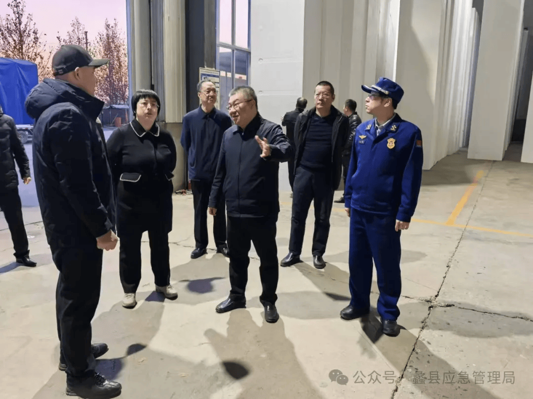 蠡县县领导带队检查安全生产工作