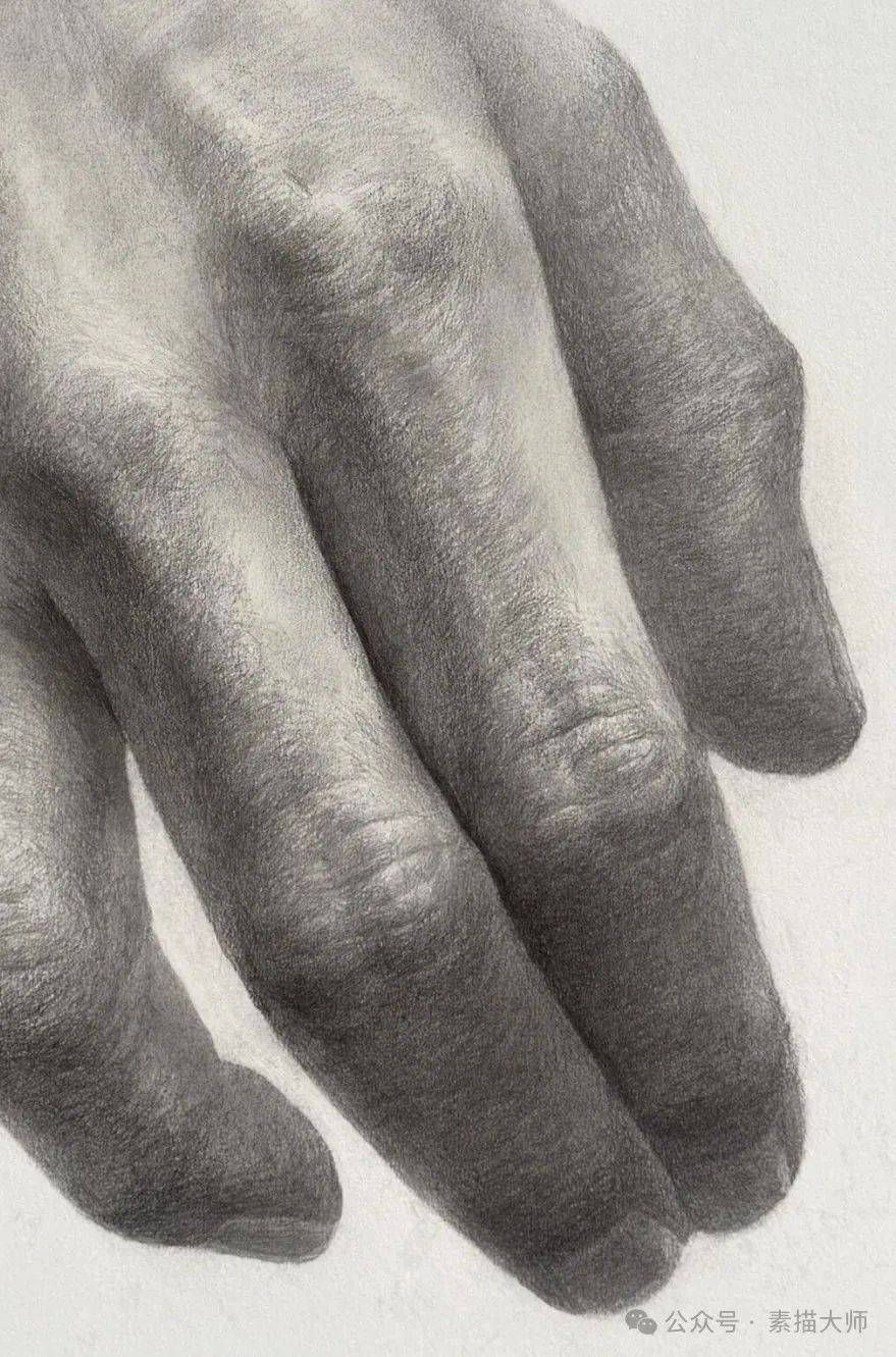 5小时手的素描