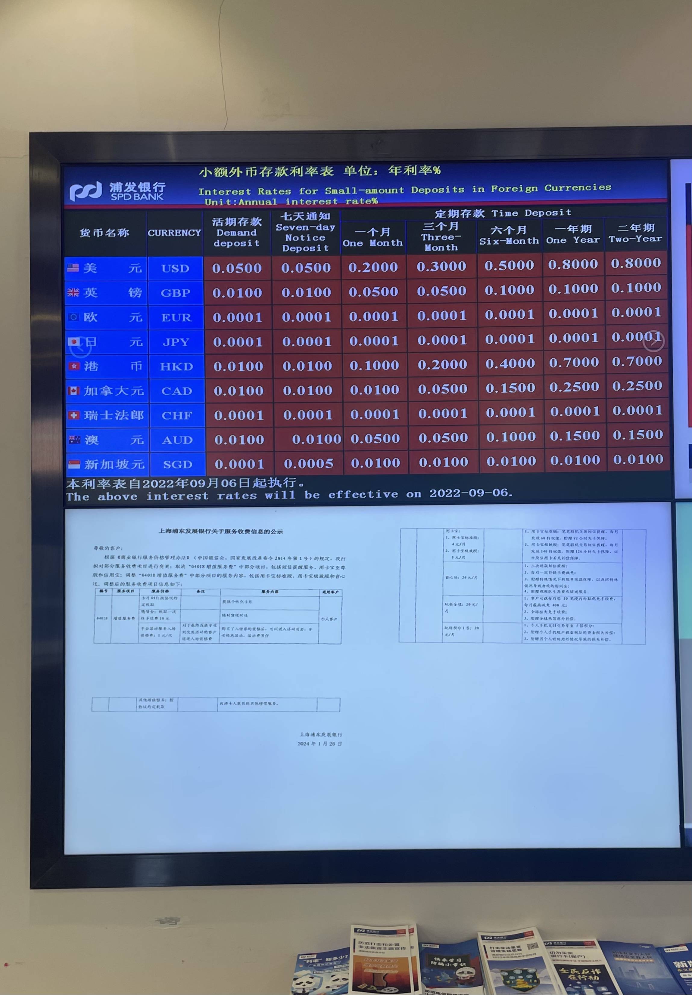 此外,光大银行,浦发银行,中信银行等银行客户经理表示,目前美元存款