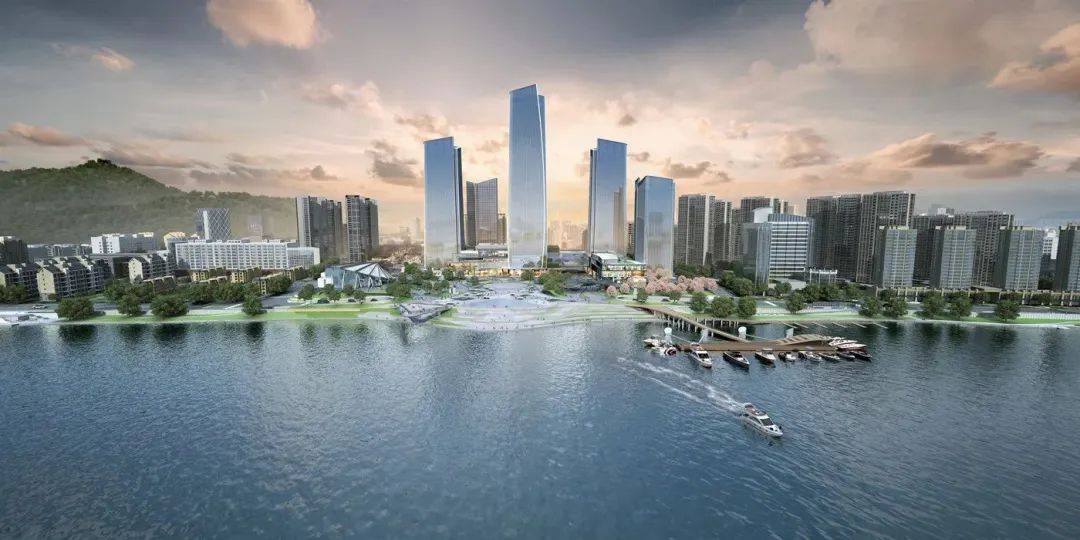 杭州富阳第一高楼!秦望"城市眼"项目,预计2026年6月竣工