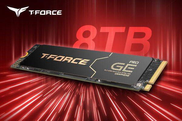 高性能电竞SSD！十铨发布T-FORCE GE PRO PCIe 5.0 SSD