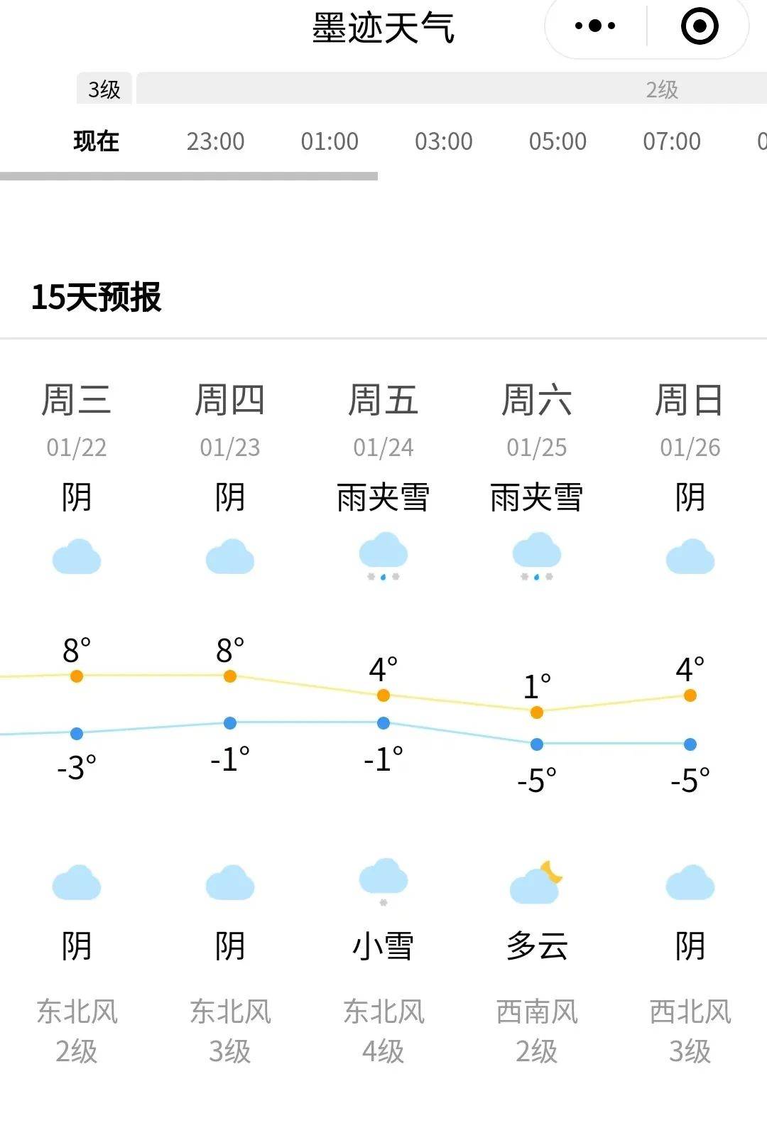 长治或将初雪迎新春!