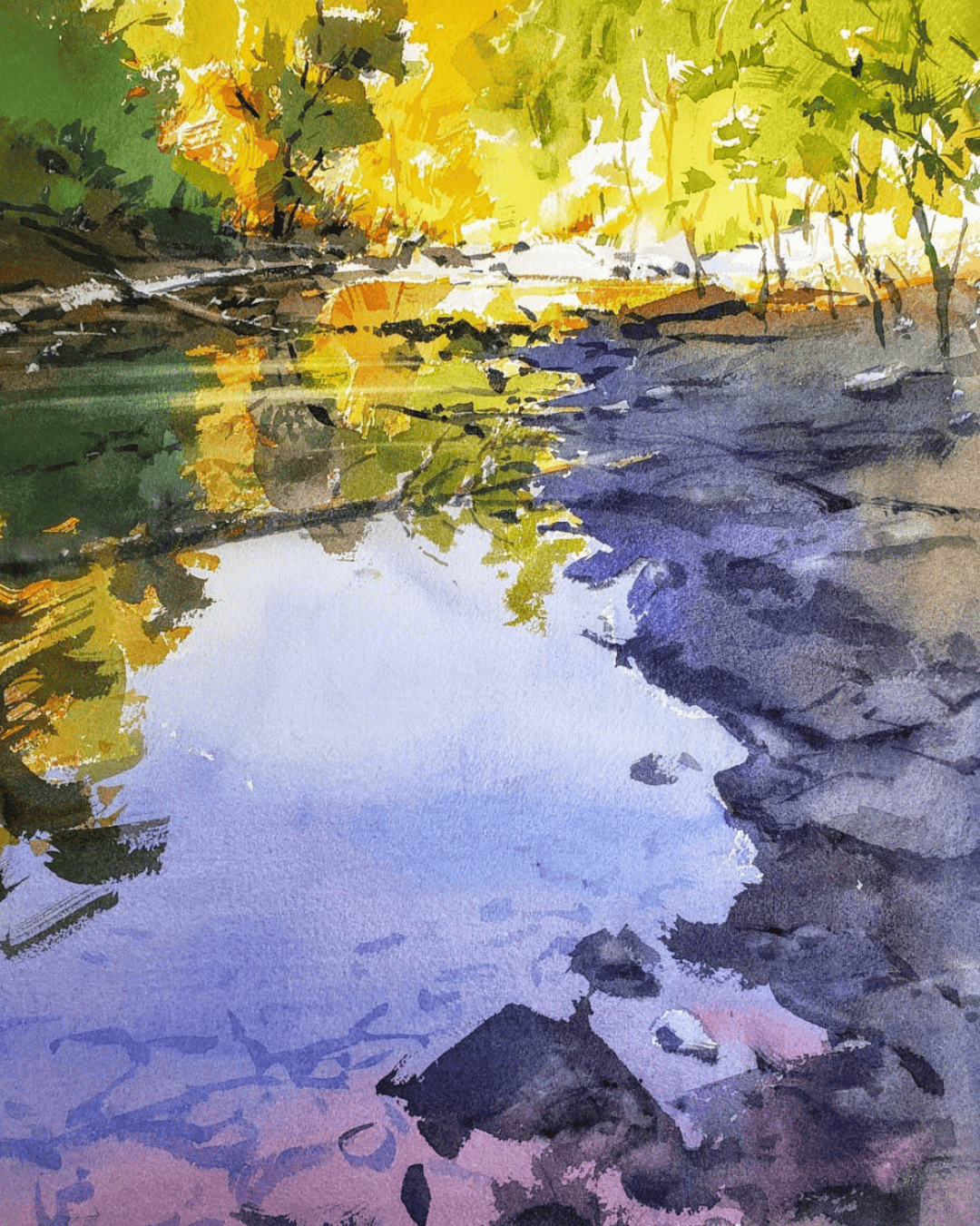 钟永宏的溪石水彩作品,让人眼前一亮!