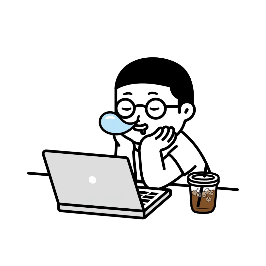 白底插画头像
