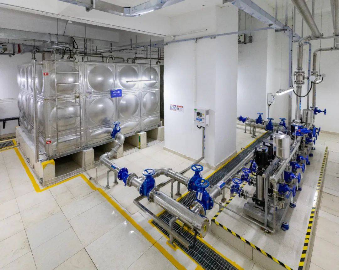 泵房全景水泵机组泵房远景