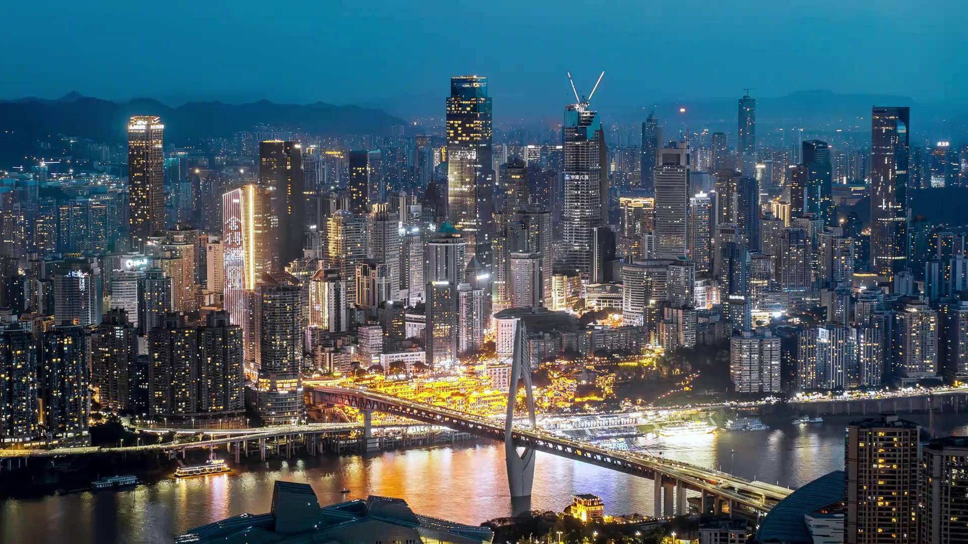 内透重庆 国际范十足 航拍重庆