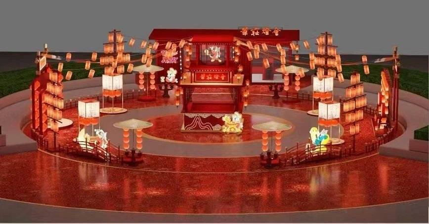 上海莘庄灯会1月26日亮灯除了生肖蛇还请来“猫和老鼠”新利体育平台(图4)