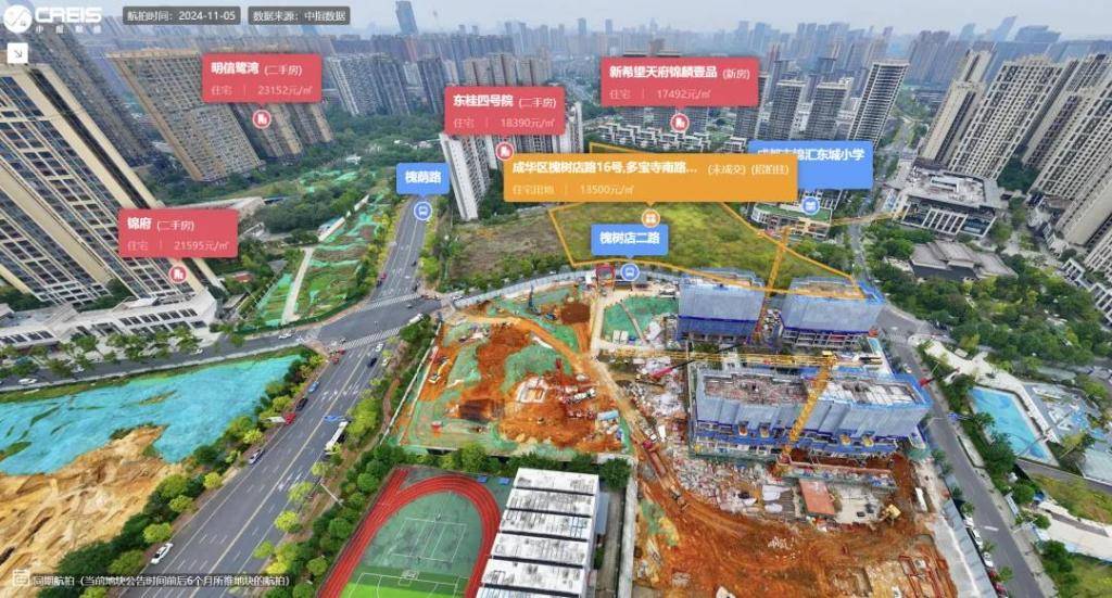 成都2025年首场土拍:吸引多家民企国企,两地块收金19.61亿元,最高溢价超51%_总价_中国海外发展_用地