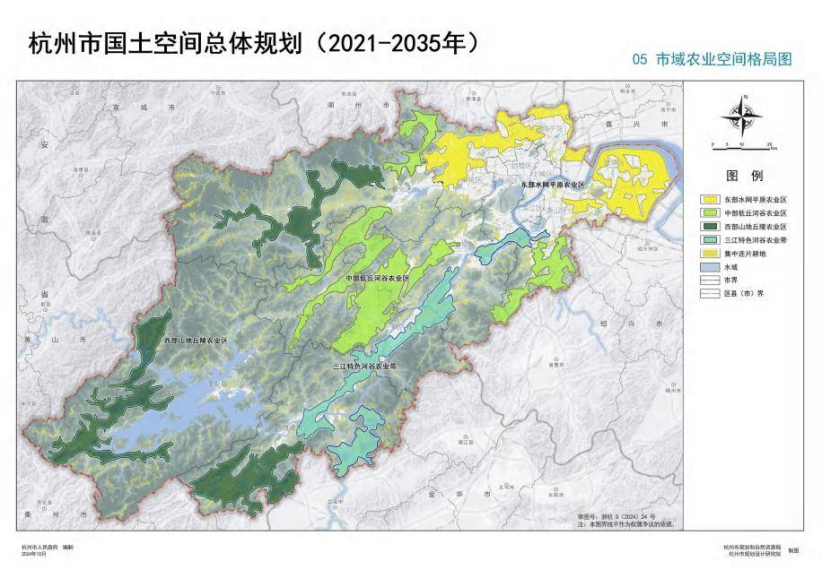 中心城区高清图来了！杭州市国土空间总体规划（2021-2035年）公布！涉及下沙，有这些信息！_城市_钱塘