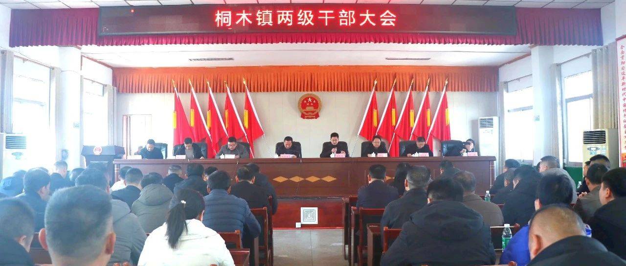 砥砺奋进创佳绩 奋楫笃行启新程——桐木镇召开两级干部大会_工作_肖齐柏_机关干部