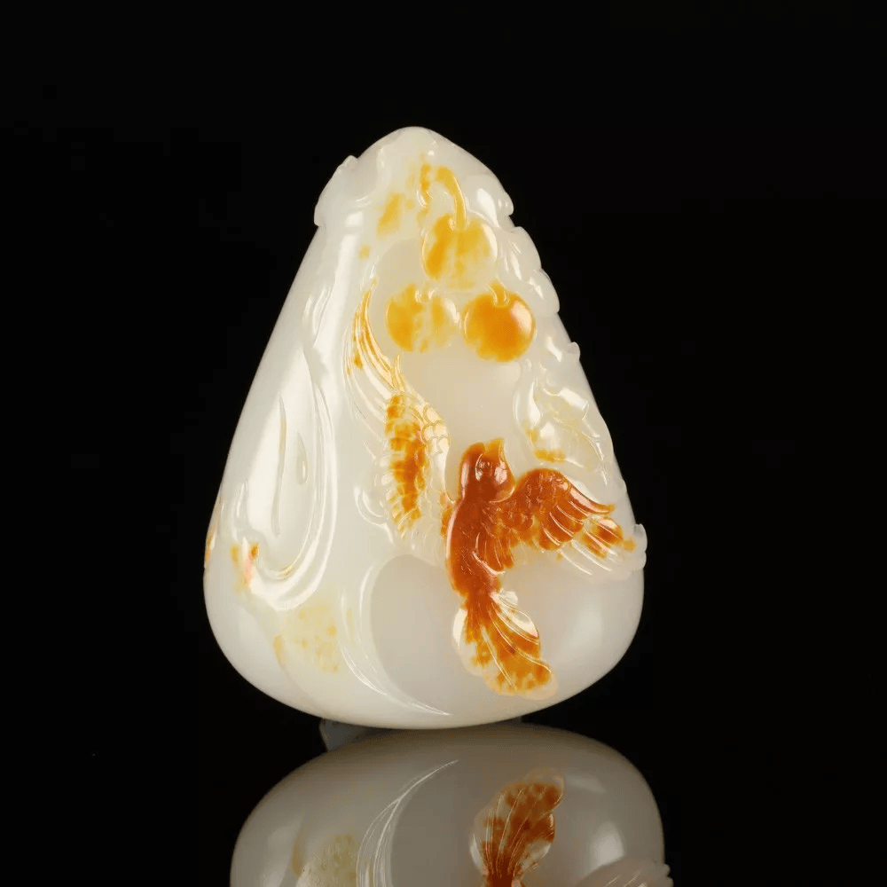 羊脂玉美皮精雕细琢都是大自然最好的馈赠