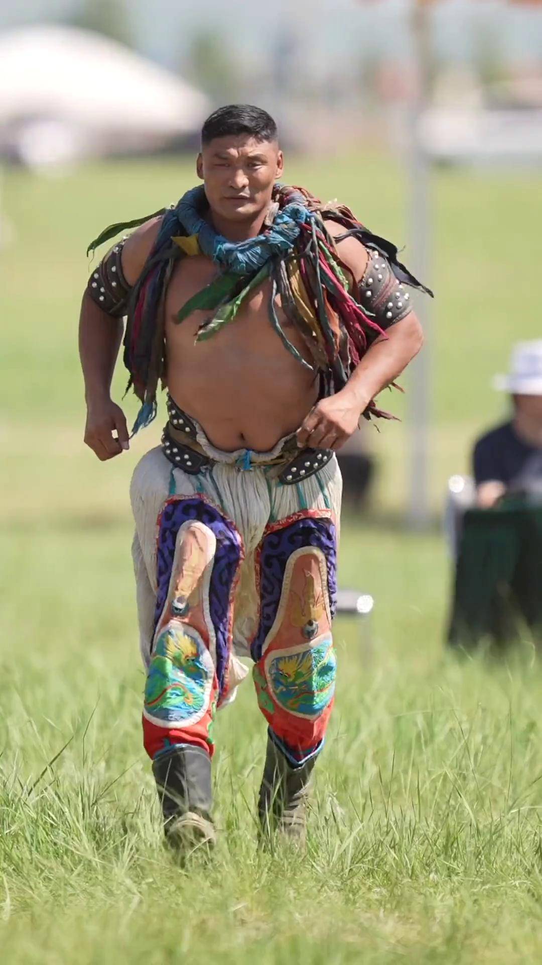 巴雅尔巴特尔 蒙古搏克 那达慕 蒙古汉子