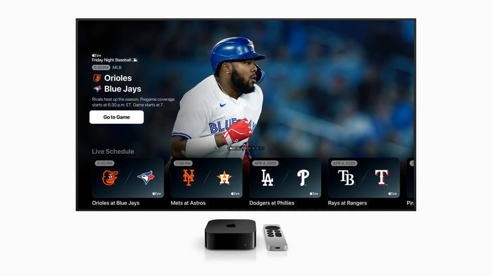 苹果和 MLB 宣布《周五棒球夜》将于 3 月 28 日重返 Apple TV+