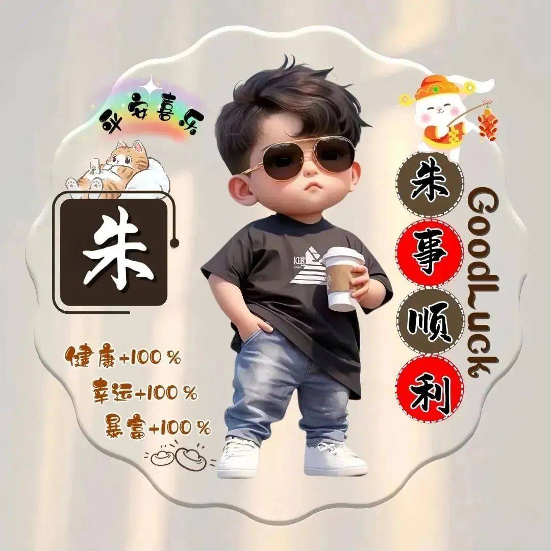 朱姓头像(11张),朱家人快来取!