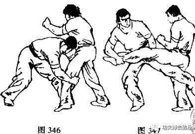 散打摔法:抱腿上托摔和接腿打腿摔和抱腿勾踢摔