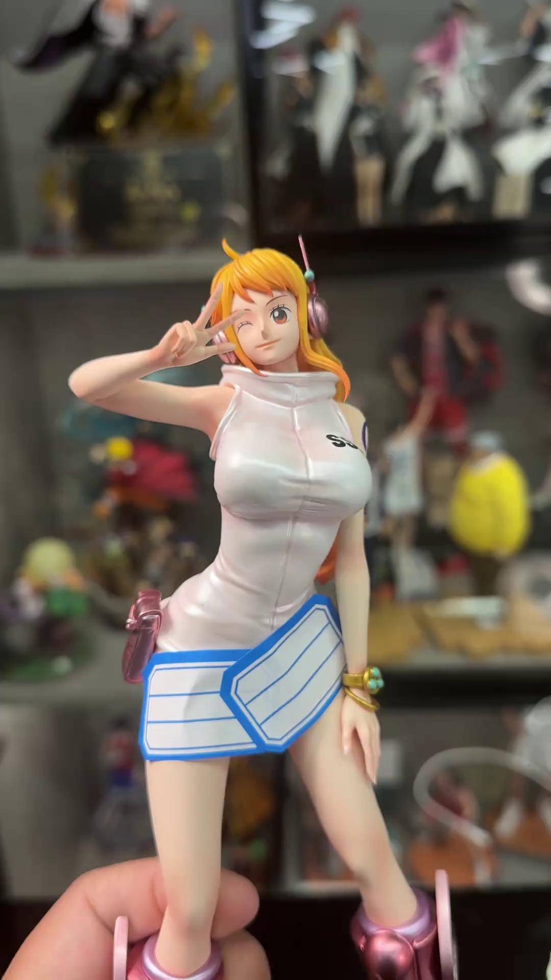 可爱俏皮的娜美,谁又能不爱呢手办 海贼王 娜美