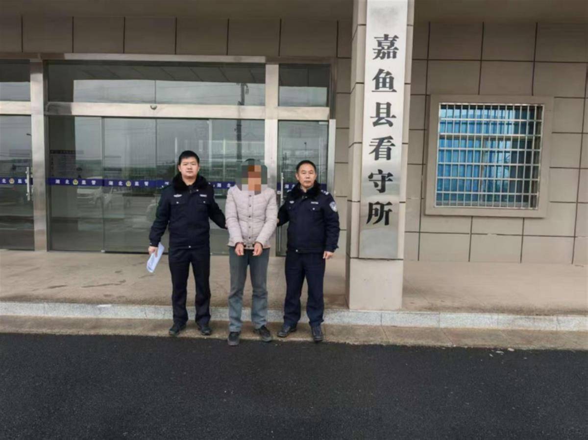 湖北咸宁嘉鱼公安侦破一起"掩耳盗铃"式盗窃案,犯罪嫌疑人被刑拘