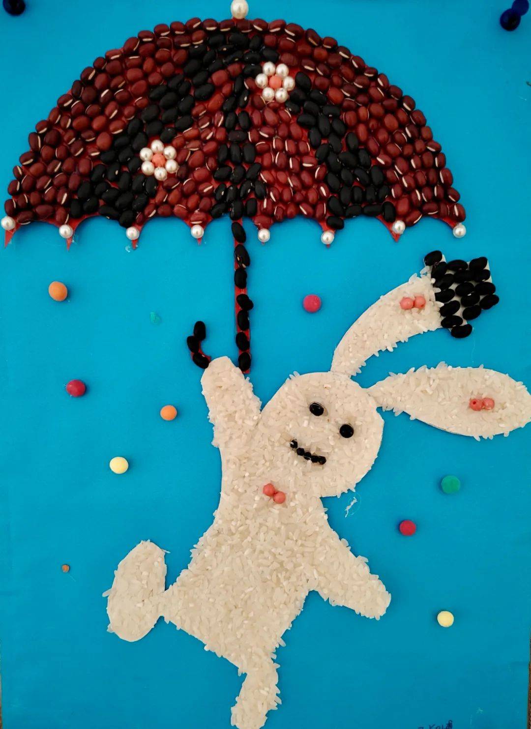 种子总动员科学奇遇记吉化第一实验小学校开展种子贴画创意作品展示