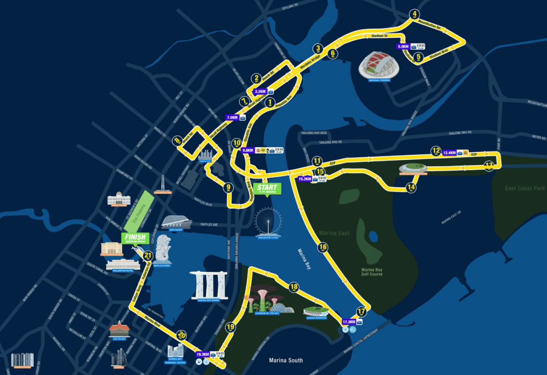 金标赛事，见证海岸线日出！2025 渣打新加坡马拉松官方直通名额报名！_搜狐网