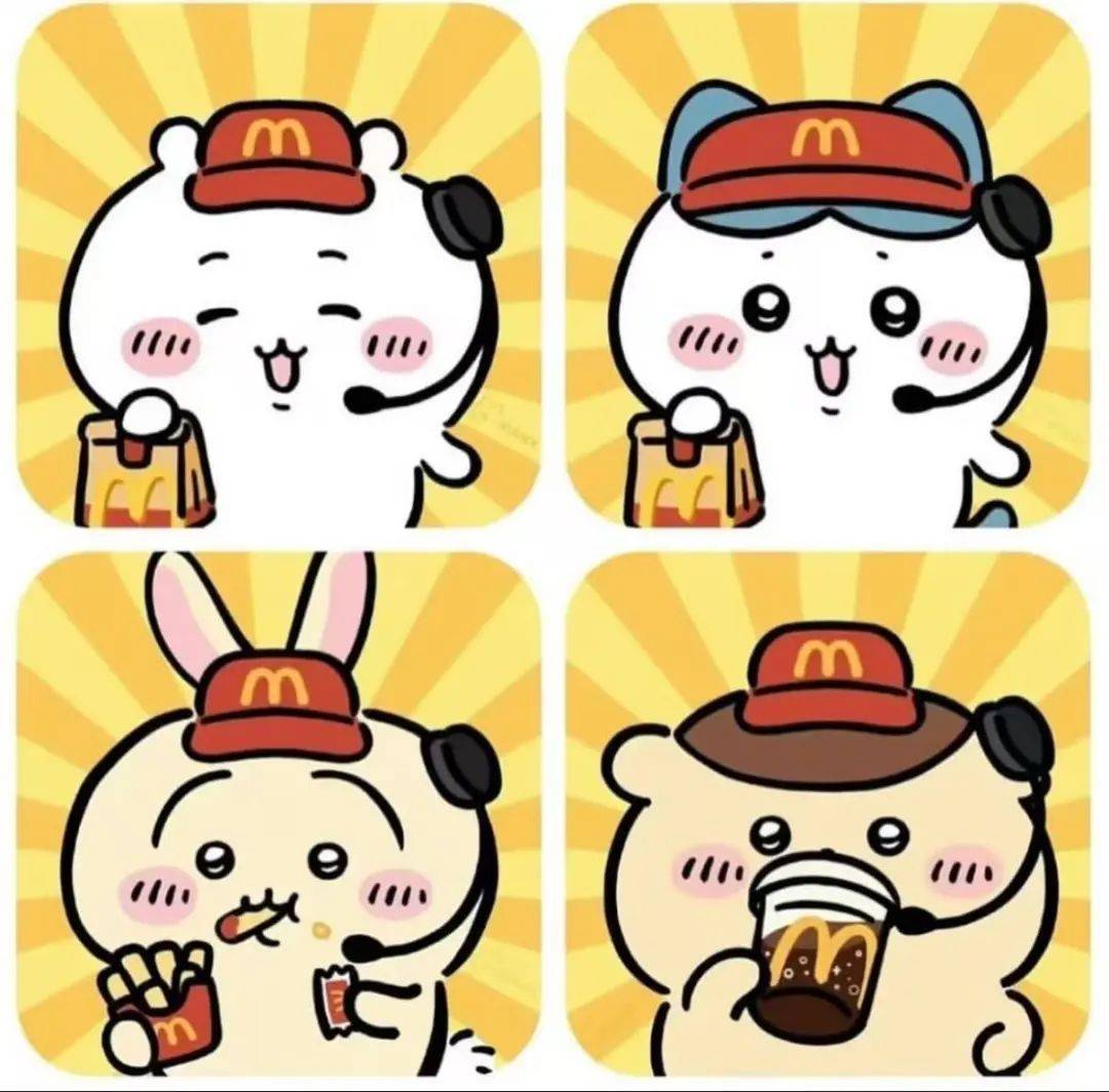 麦当劳"新员工"返场!chiikawa x 麦当劳联名下月在日本继续发售