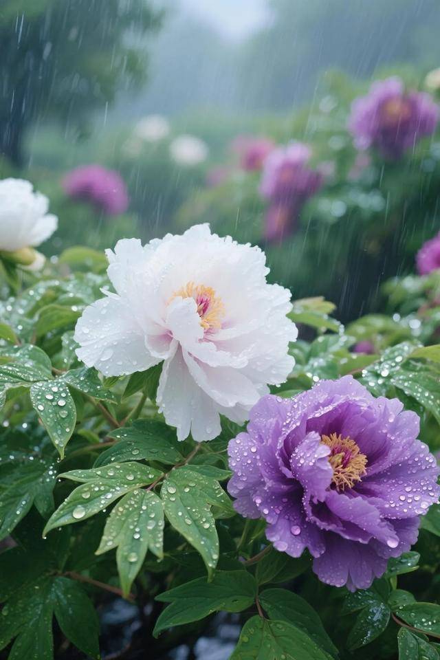 雨后牡丹二十幅