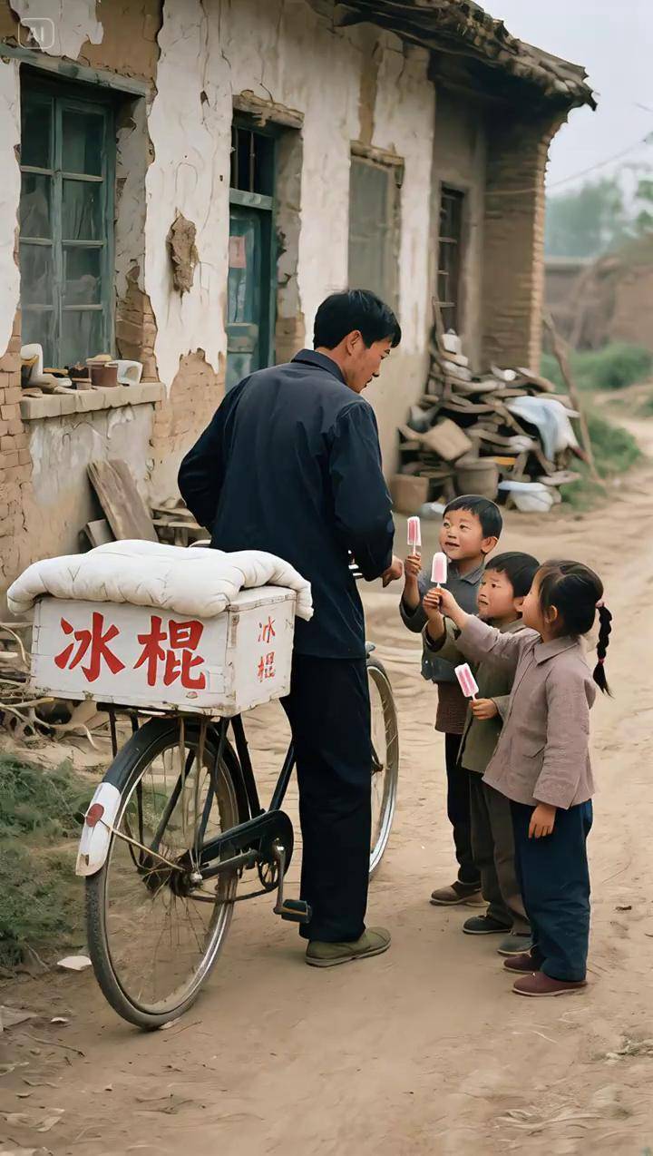 30年前买老冰棍的场景,你还记得吗,你们都还 好吧#怀旧#儿时记忆七零
