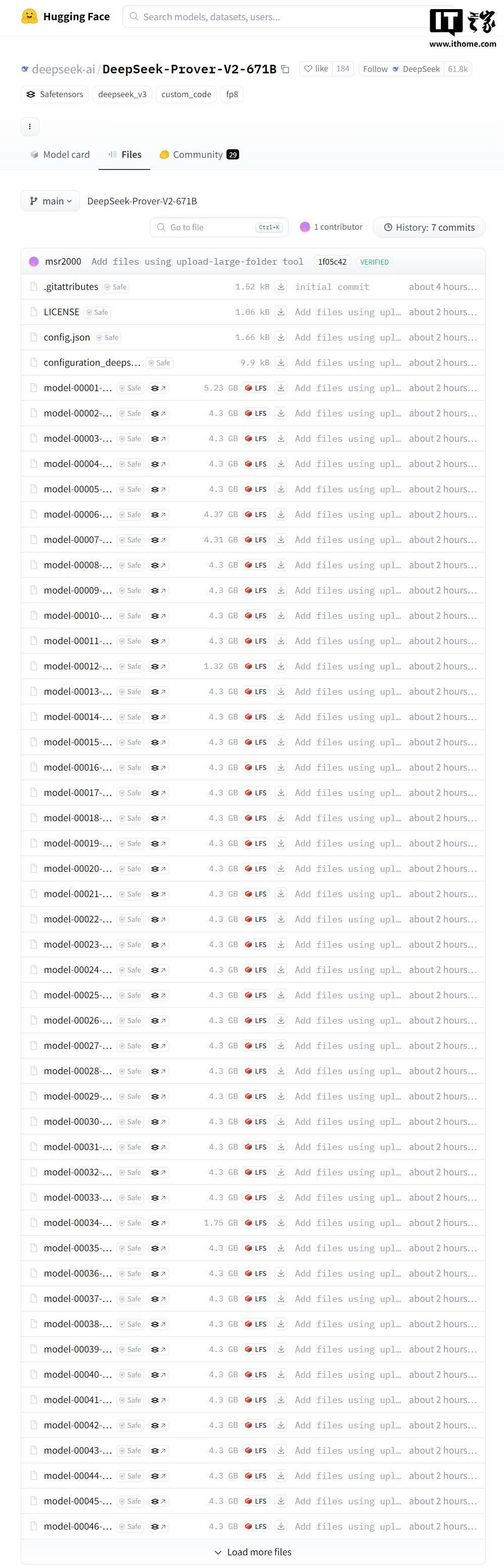 DeepSeek-Prover-V2-671B 新模型开源发布