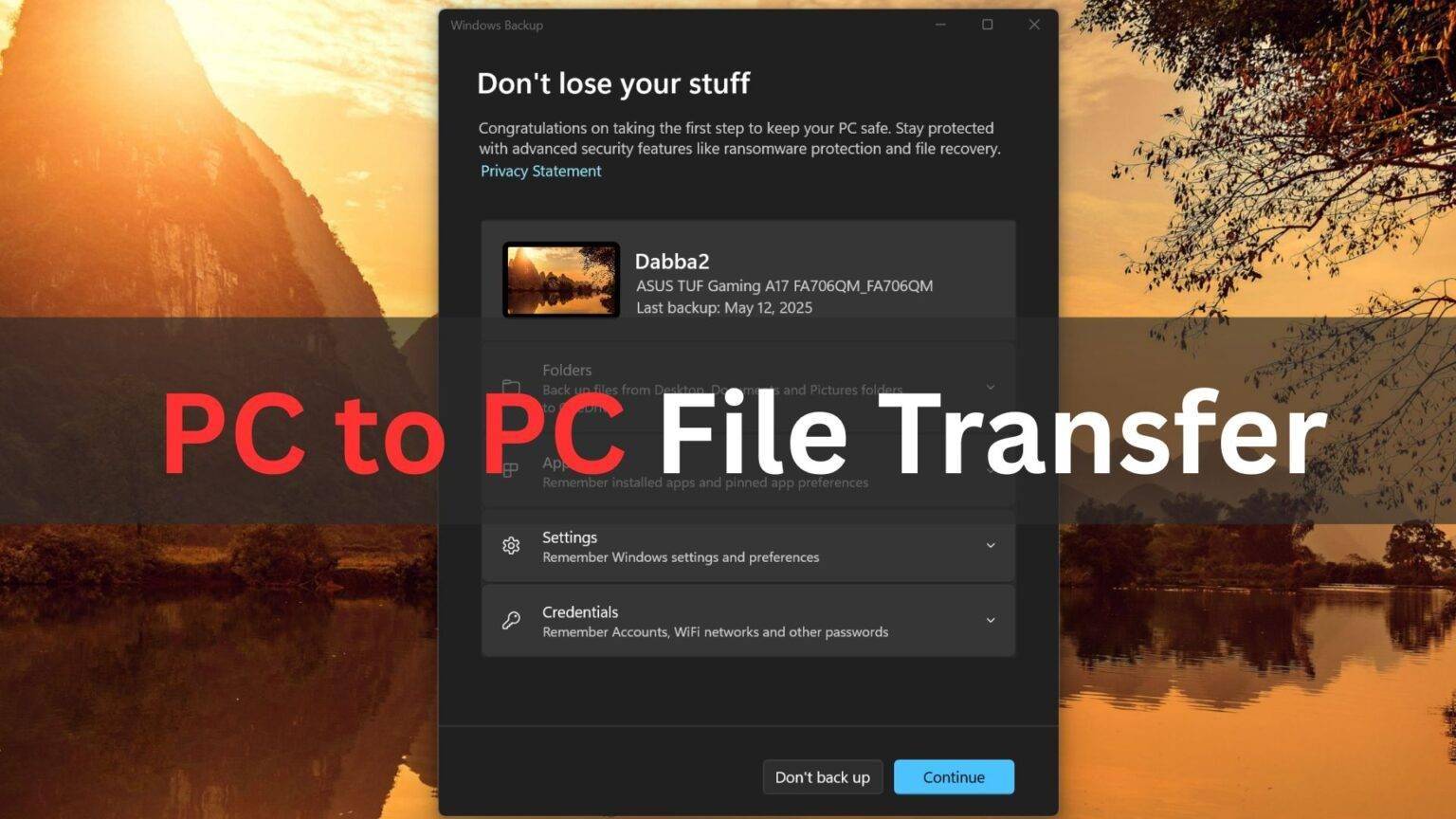微软 Win11 测试新功能，PC 间实现无线文件传输