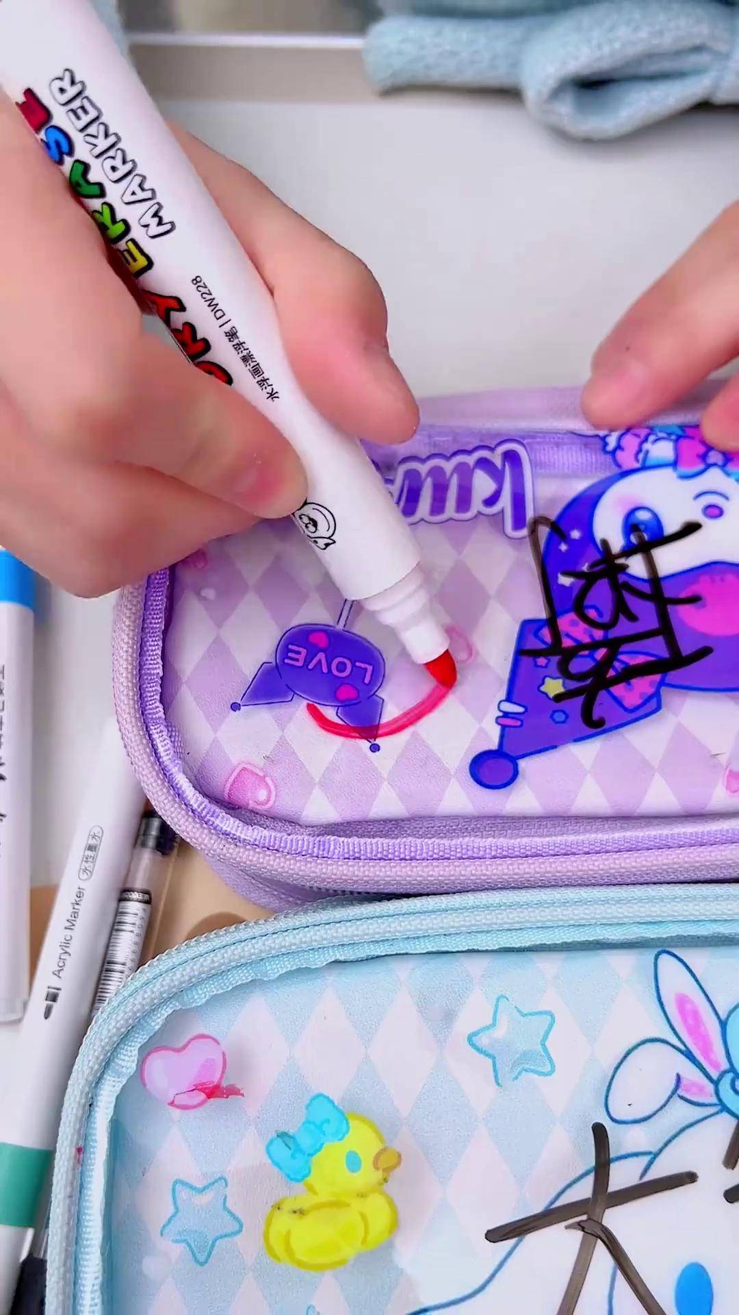 可爱的三丽鸥笔袋,颜值高 还防水防污三丽鸥 文具安利 学习用品