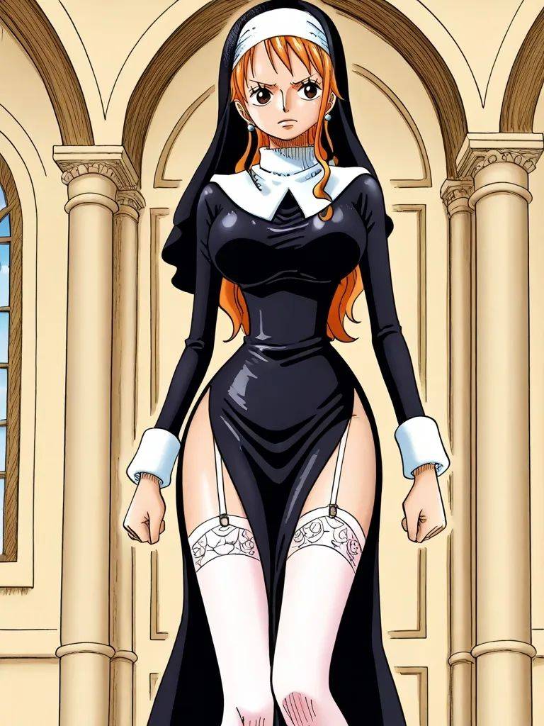 海贼王娜美修女装好好看!