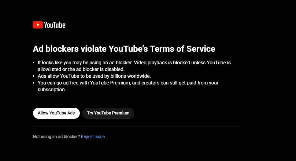 YouTube 升级广告反拦截技术，封堵 Firefox 及其插件漏洞
