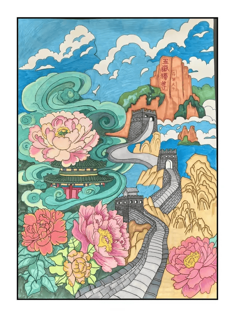 厚福盈小学开展绘画比赛活动!