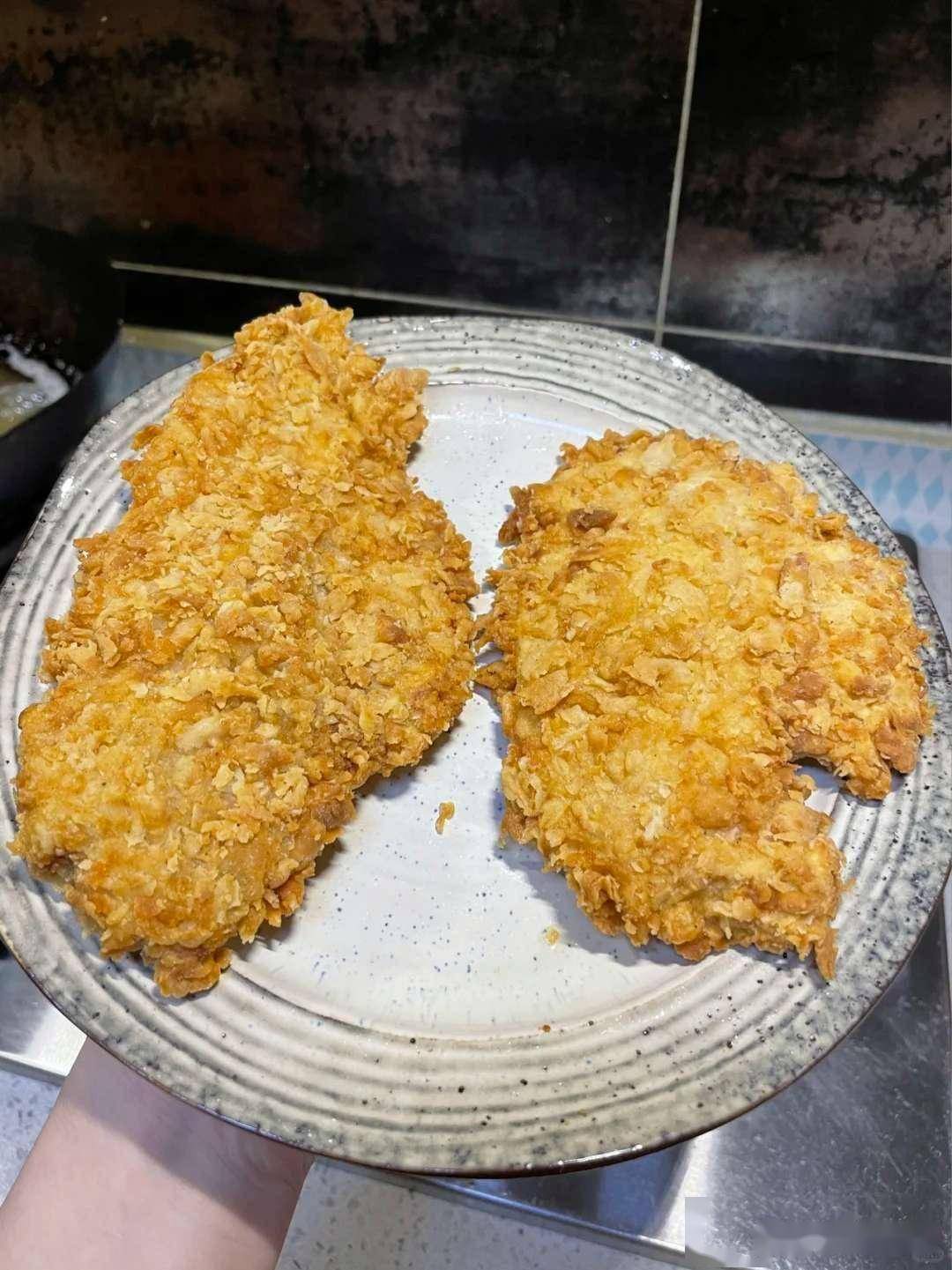 炸鸡排免面包糠挂浆用1粉1水鳞片酥脆低油更健康