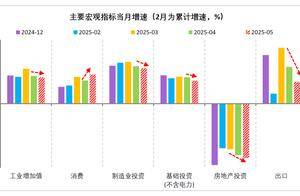 财信研究评2025年1-5月宏观数据：消费升投资降，经济保持韧性