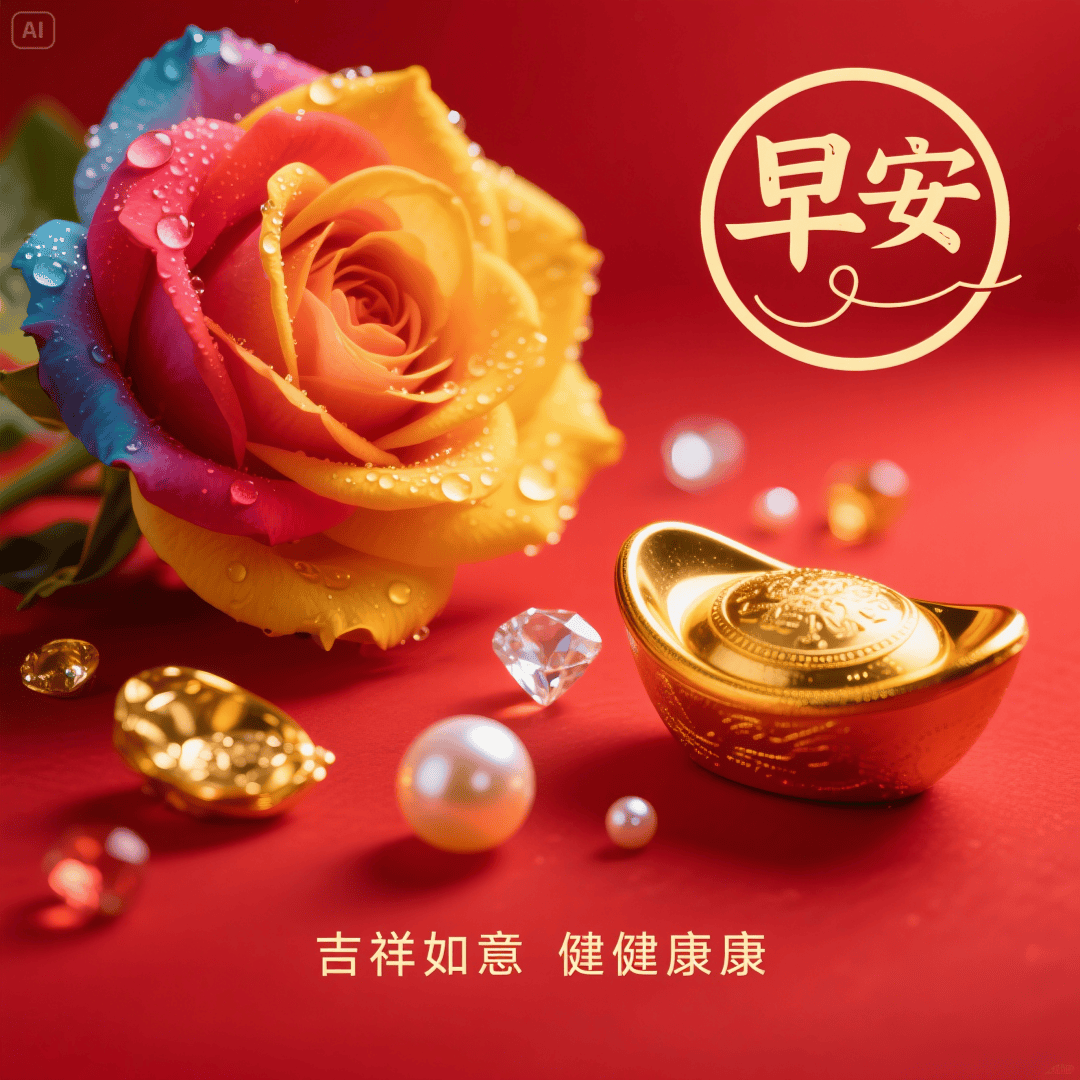 128张早安早上好唯美图片晨光吉祥新的一天随遇随喜随安