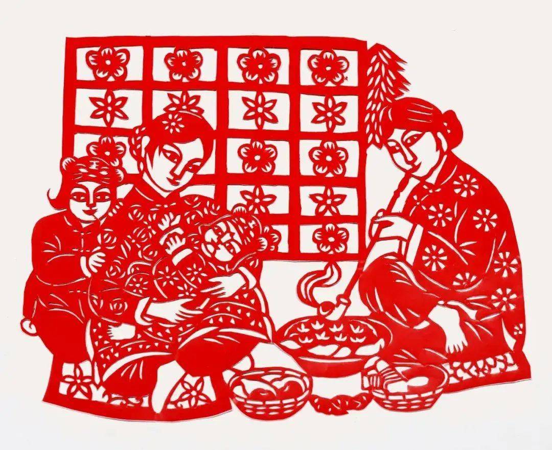 非遗剪纸下的东北生活百态,民俗风情