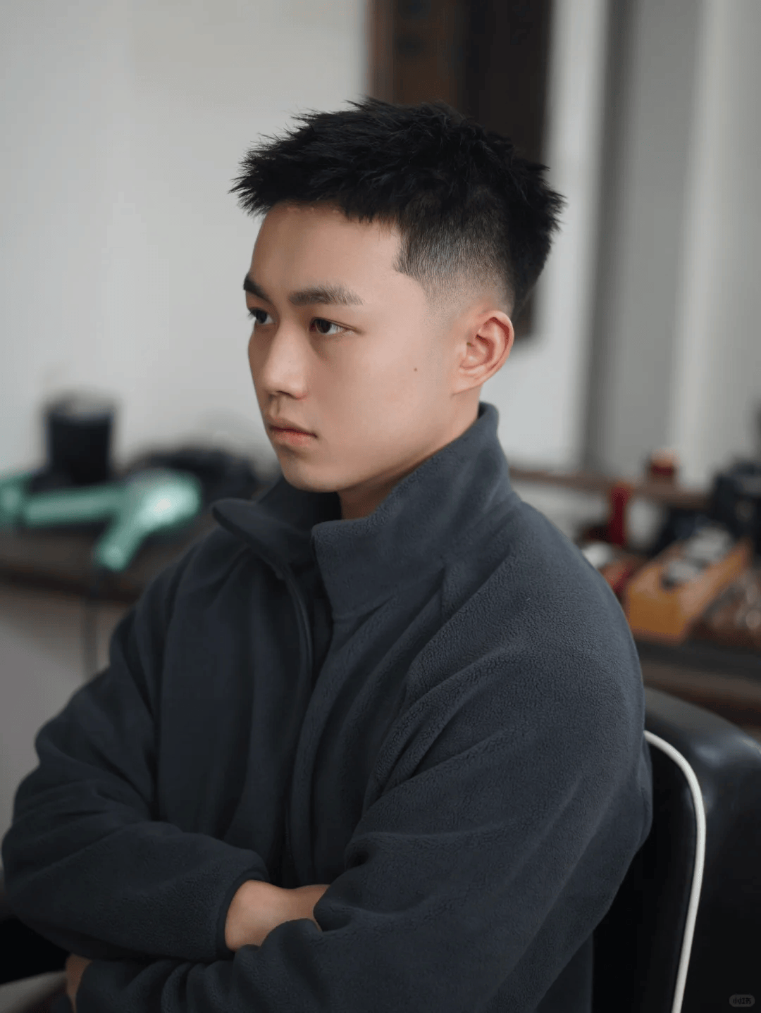 真正免打理的男生超短发,绝对帅!