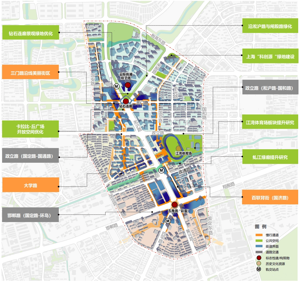最新规划案发布!3.2平方公里五角场商务区将整体更新