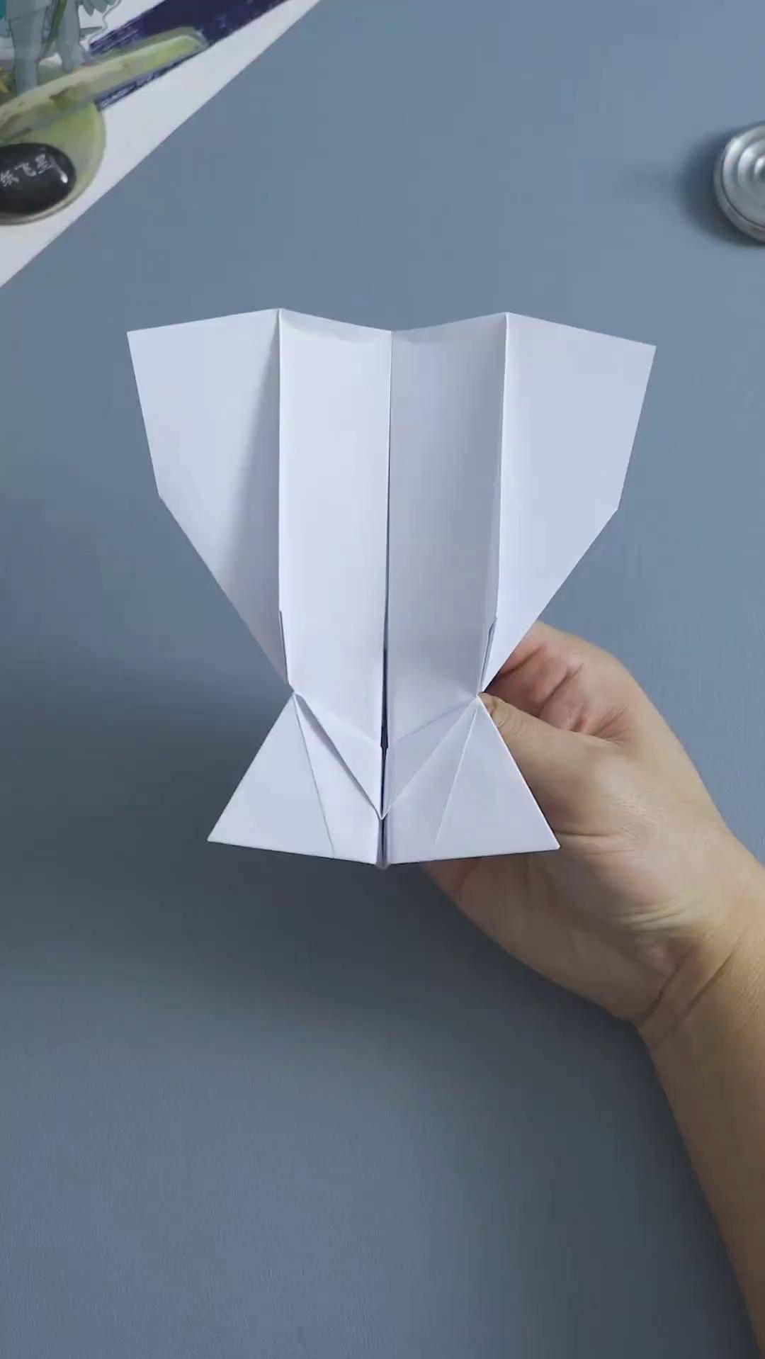 教你折超帅的刀背小恶魔回旋纸飞机 纸飞机手工折纸童年的纸飞机回旋